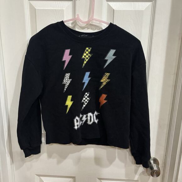 AC/DC sweatshirt target girls size 11-12 - Picture 1 of 5